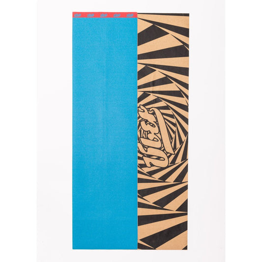 Über Neon Blue Griptape 9" x 33" - Skateboard-Kleinteile - Rollbrett Mission