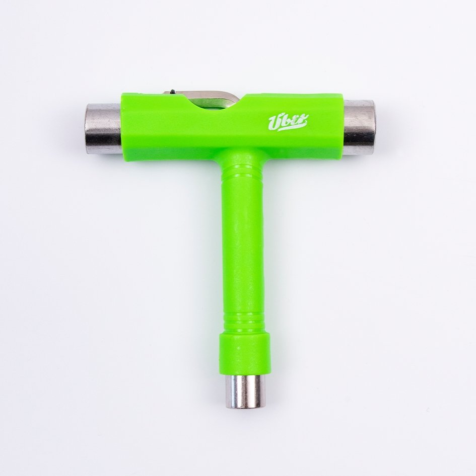 Über T-Tool lime green Skatetool Werkzeug - Skateboard-Kleinteile - Rollbrett Mission