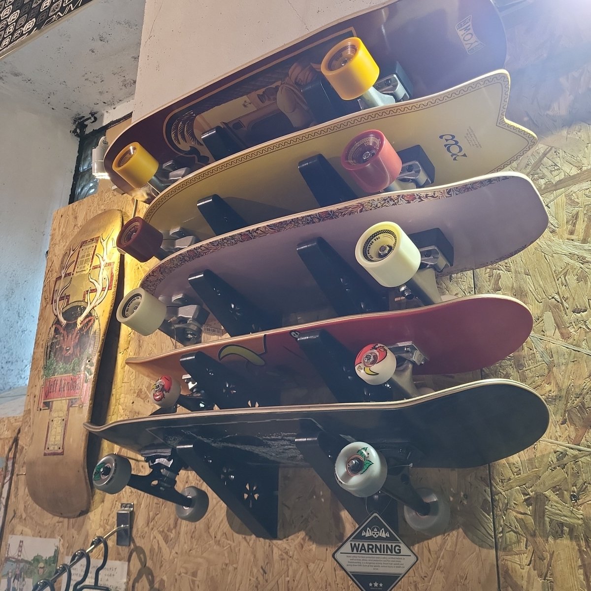 Wandhalterung für Skateboards, 3er Pack - Skateboarding - Rollbrett Mission